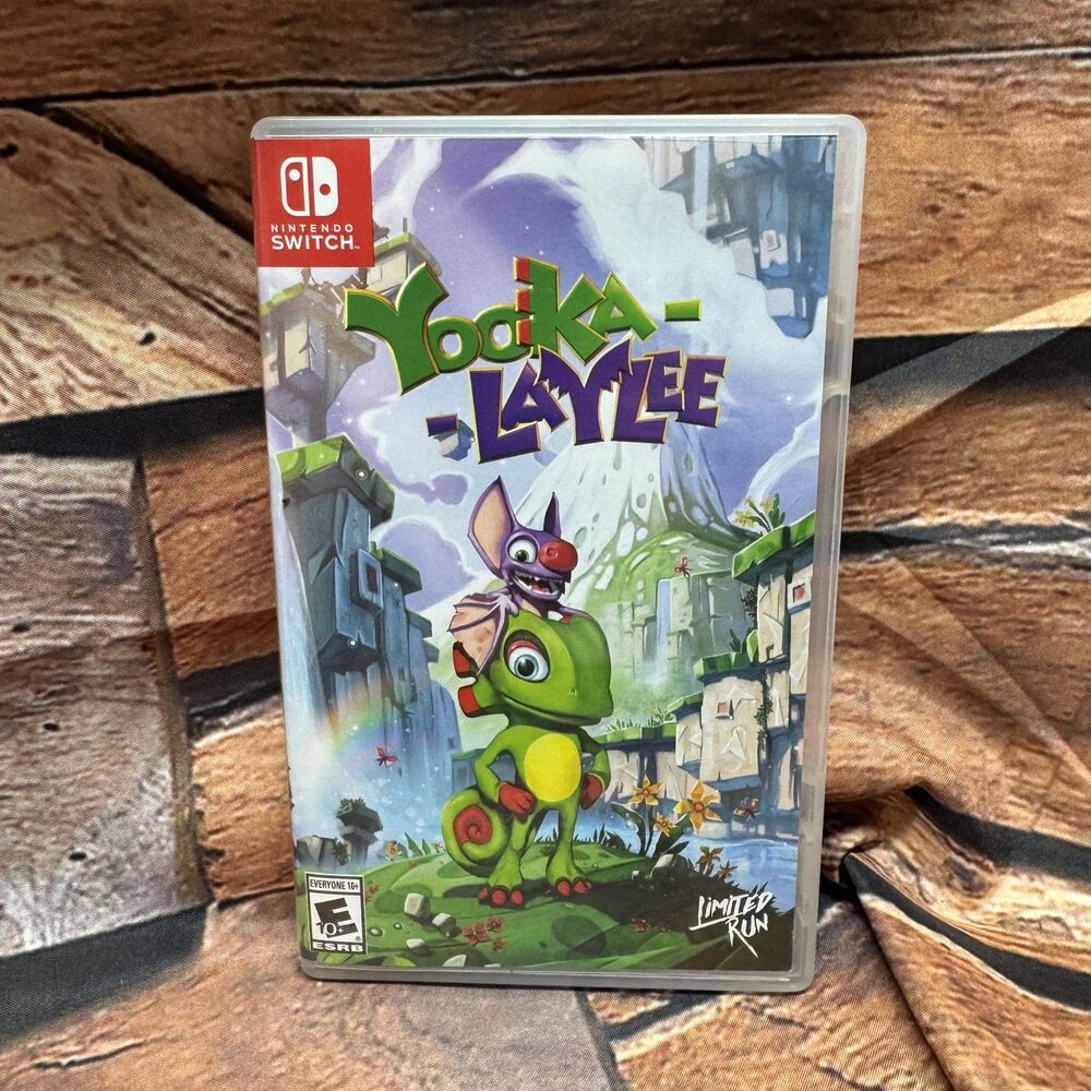 Yooka Laylee Nintendo Switch Limited Run Games 013 EMPTY REPLACEMENT CASE ONLY